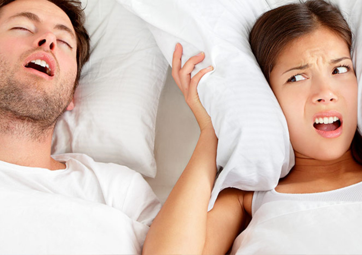 A couple is suffering from sleep apnea.